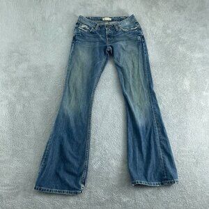 Bare Denim Womens Blue Jeans Size 29x33 Bootcut 100% Cotton 1366
